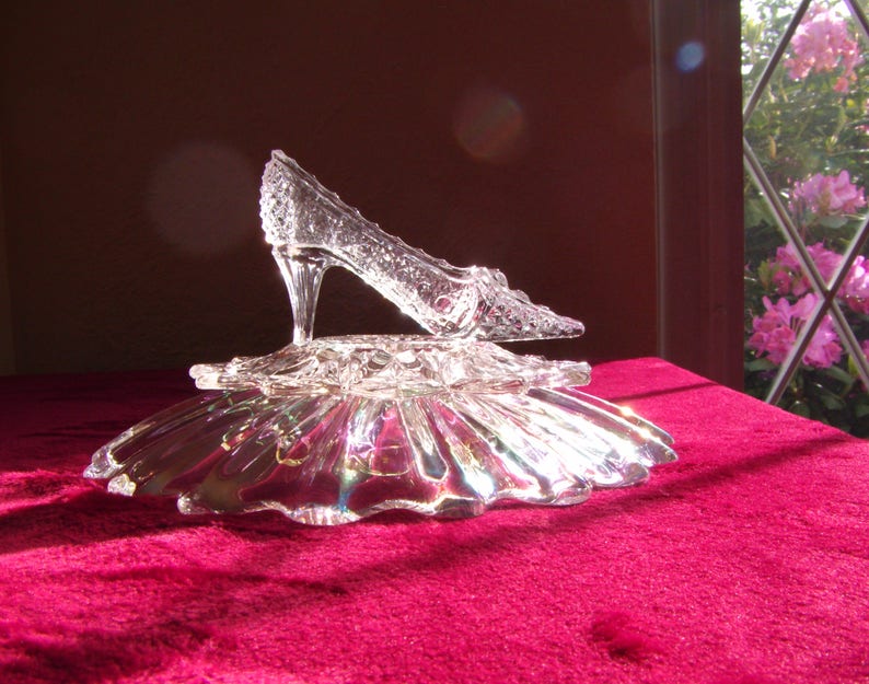 Cinderella Glass Slipper Princess Crystal Slipper on Etsy