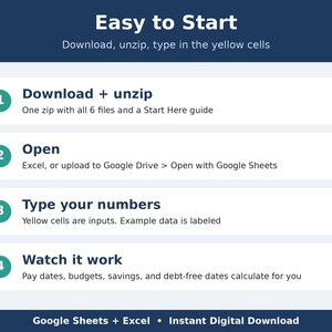 Budget Spreadsheet Bundle | 6 Biweekly Paycheck Planners | Debt Payoff, Sinking Funds, Christmas Budget and 2027 | Google Sheets & Excel image 7