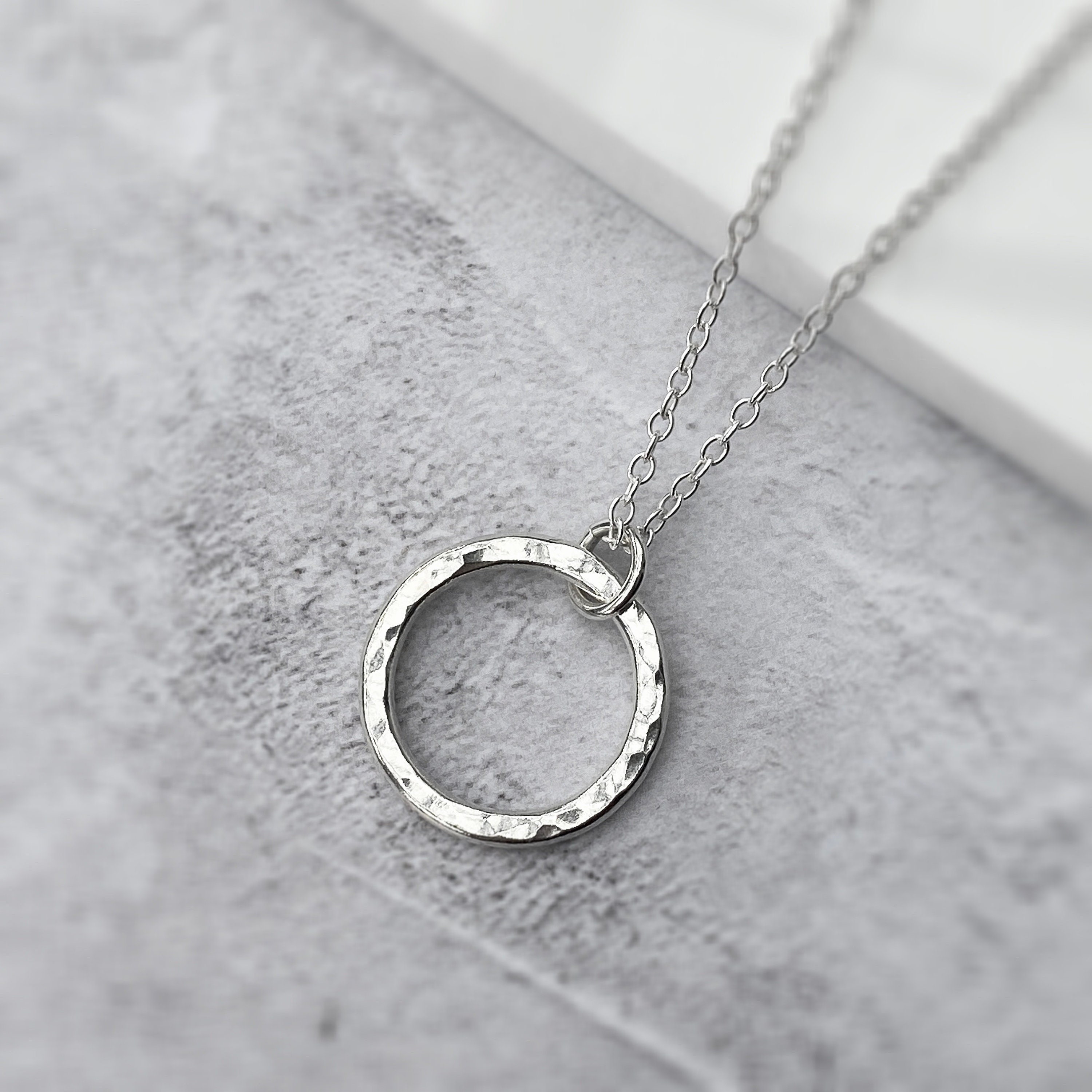 Twig Circle Necklace | Sterling Silver | Kristin Coffin Jewelry