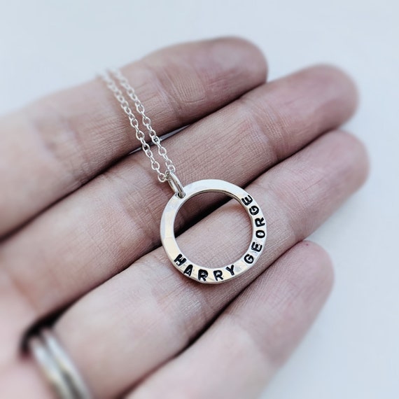 Kit Heath Personalised Spinning Round Pendant Necklace, Rose Gold at John  Lewis & Partners