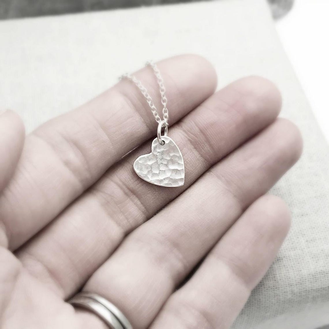 Exploding Heart Pendant Sterling Silver Necklace main image 0