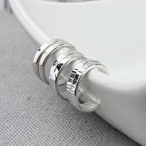 Kleine Creolen | Sterling Silber Creolen | Huggie Ohrringe | Minimalistisch