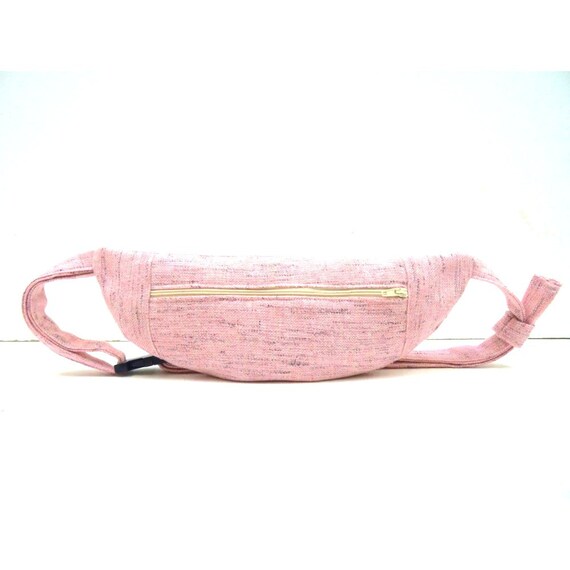 pale pink bum bag