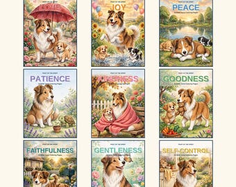 Ausmalbilder zu den Früchten des Geistes | Malbuch mit 90 Bibelversen für Kinder | Galater 5 | Christliche Sonntagsschule (zum Ausdrucken)
