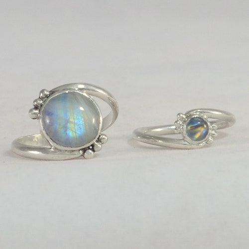 Shops Small Round Gemstone Bypass Ring