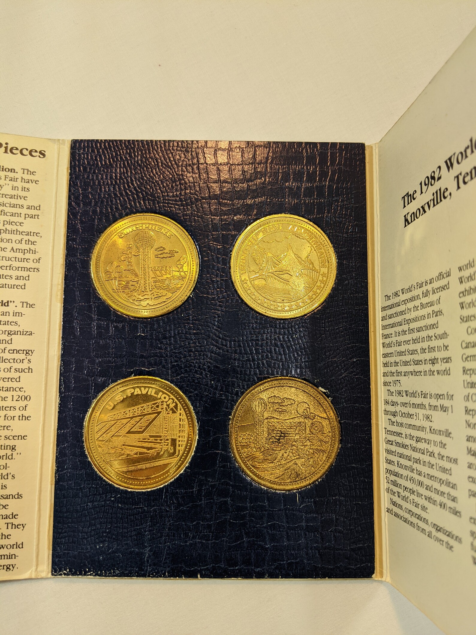 Vintage 1982 World's Fair Collector Coin Set Etsy