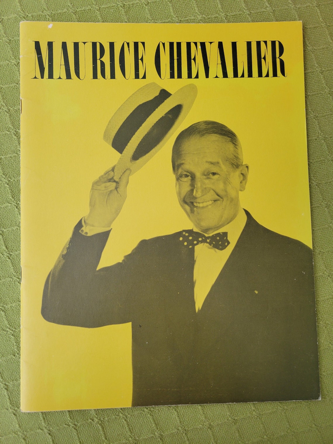 Maurice Chevalier Souvenir And Photo Book | Etsy