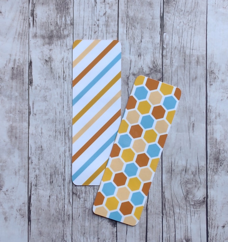 Honey Bee Bookmarks - Bee Bookmark - Book Accessories - Bee Hive ...