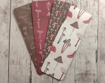 Mushroom Bookmarks - Mushroomcore Bookmark - Book Accessories - Nature Bookmarks -