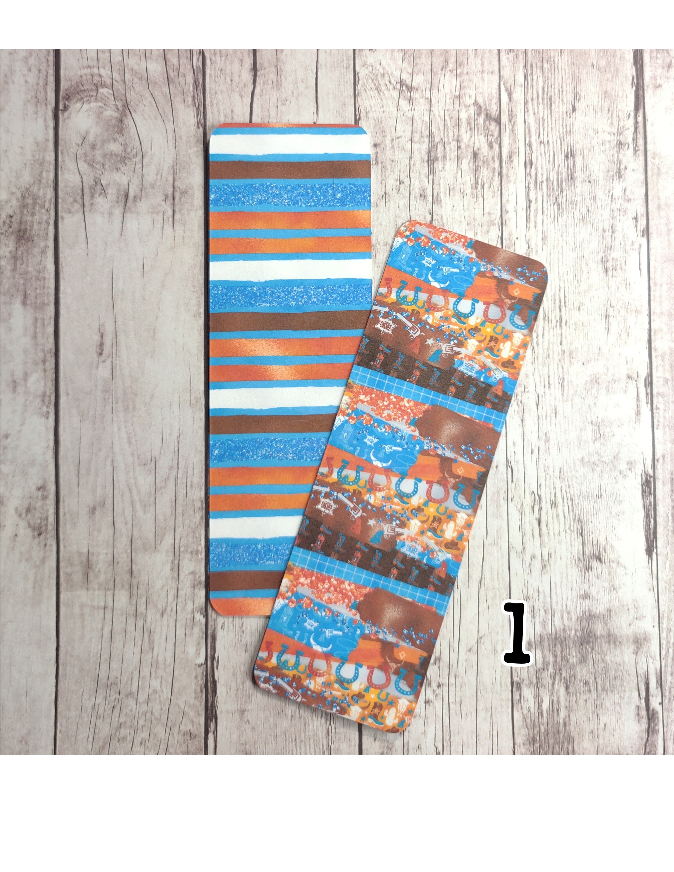 Blue Western Cowboy Bookmarks Cactus Bookmark Book Accessories ...