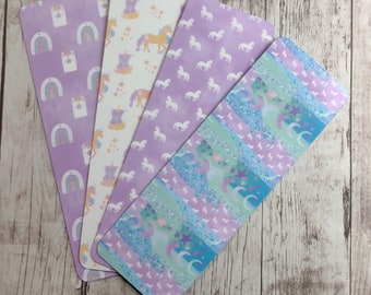 Unicorn Bookmarks - Fantasy Bookmark - Book Accessories - Magical Bookmarks -