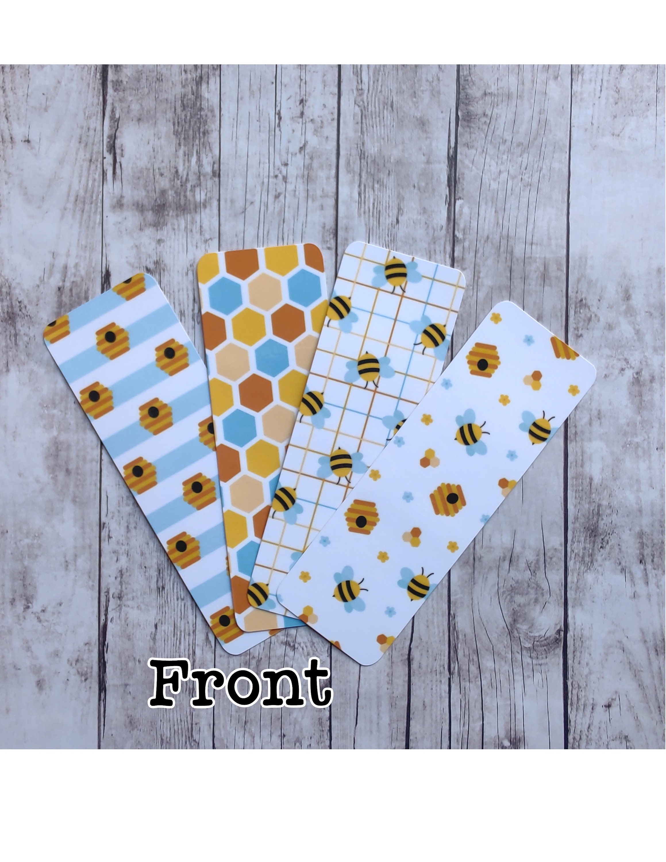 Honey Bee Bookmarks - Bee Bookmark - Book Accessories - Bee Hive ...