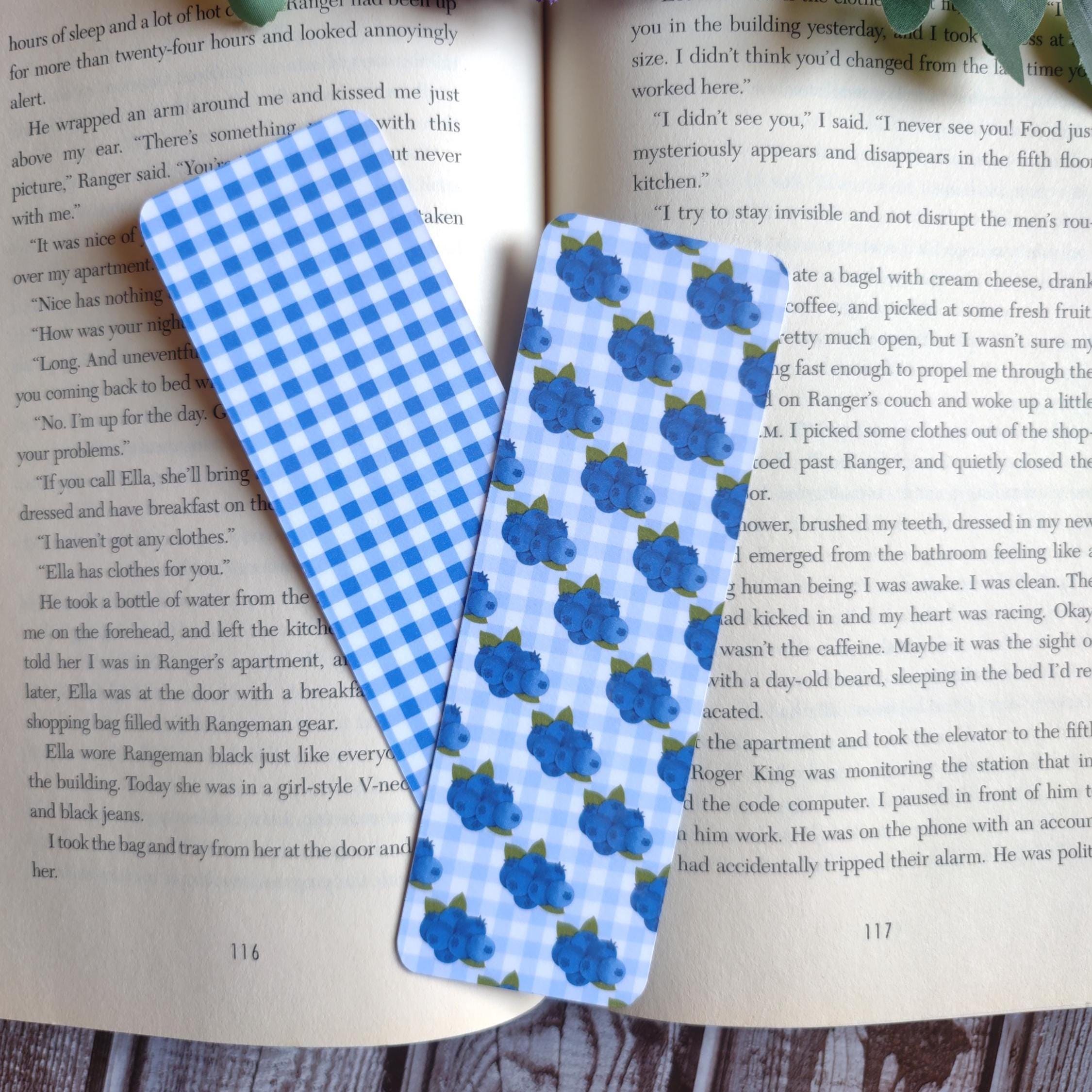 Sweet Blueberries Bookmarks - Fruit Bookmark - Book Accessories ...