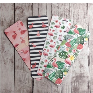 Pink Flamingo Bookmarks - Bird Bookmark - Book Accessories - Tropical Bookmarks