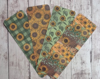 Summer Sunflower Bookmarks - Floral Bookmark - Book Accessories - Sun Flower Bookmarks - Country Flowers