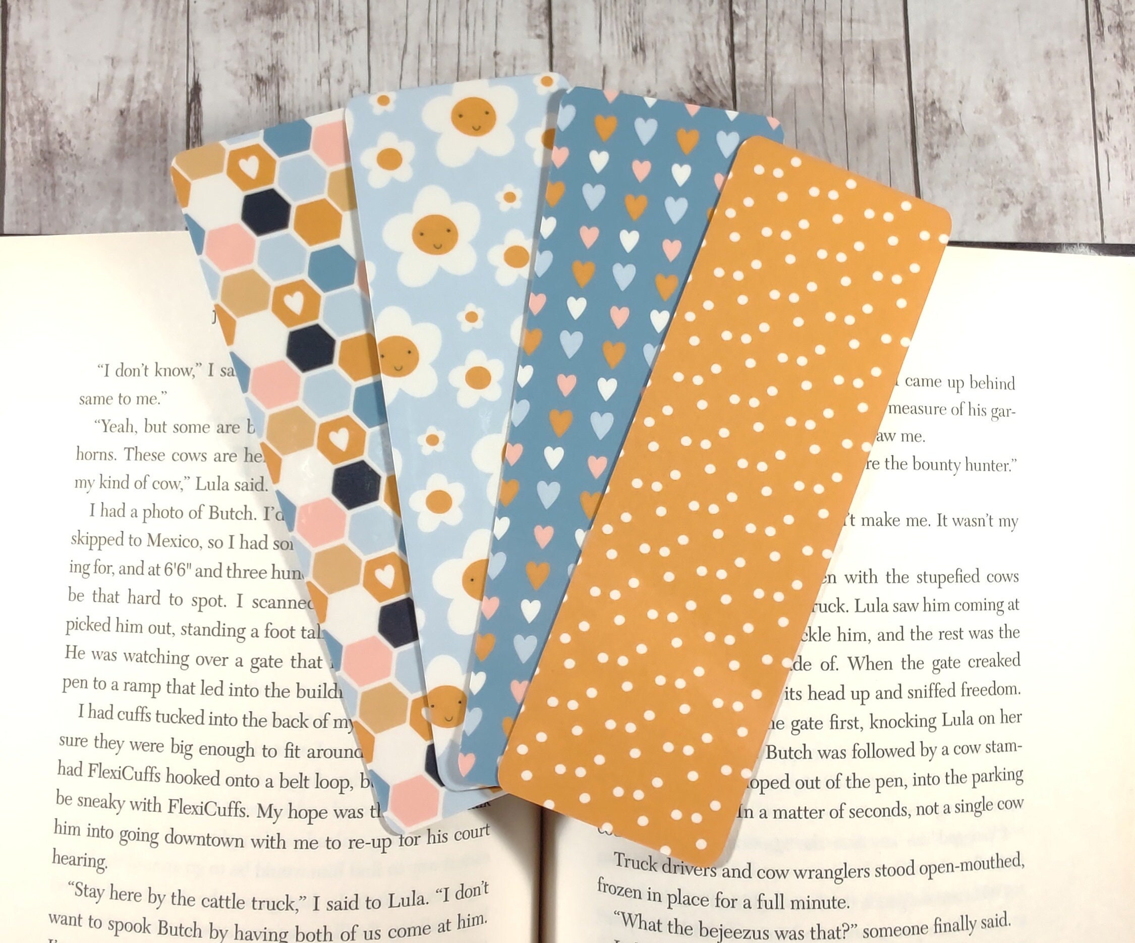 Bumble Bee Bookmarks - Pretty Bookmark - Book Accessories - Rainbow ...