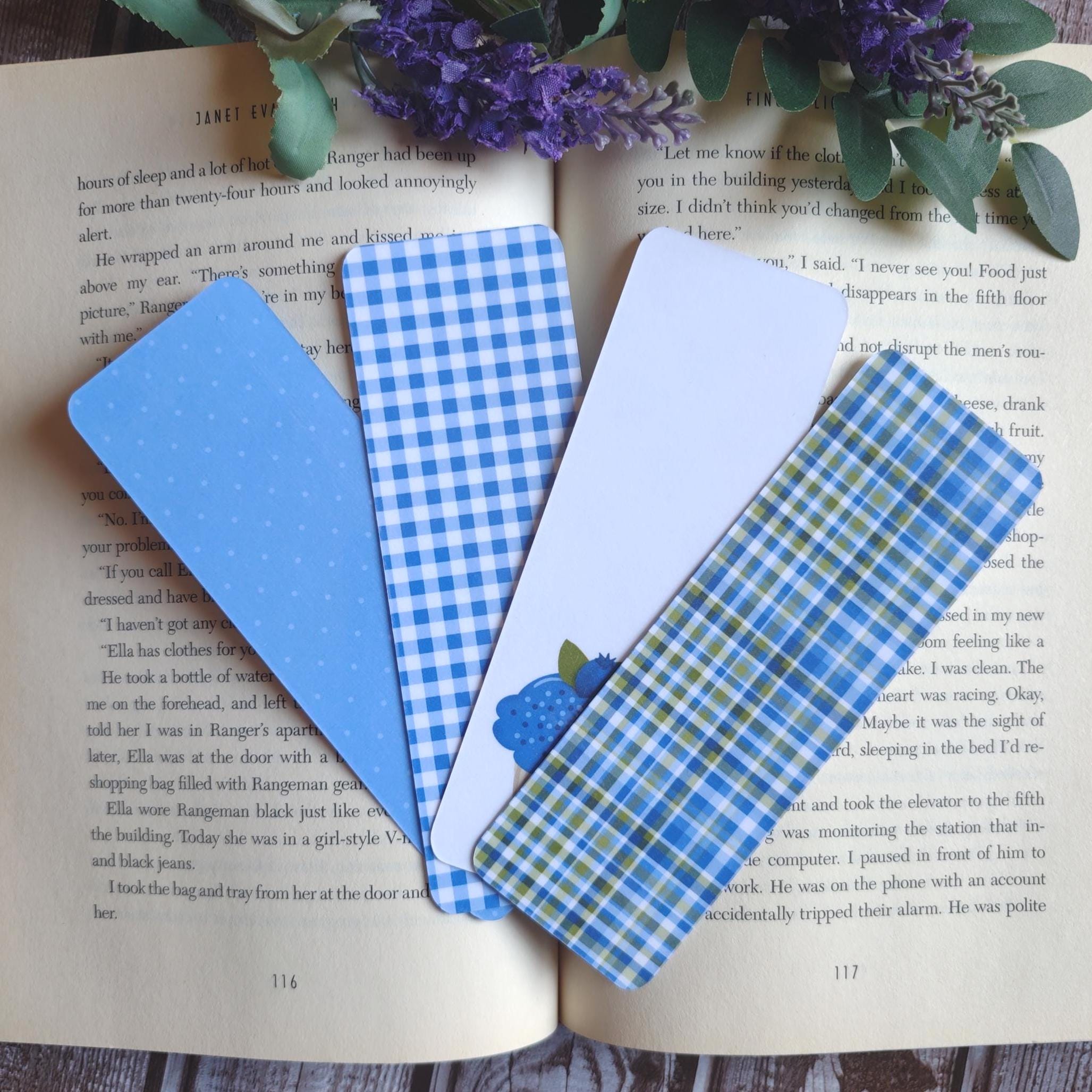 Sweet Blueberries Bookmarks - Fruit Bookmark - Book Accessories ...