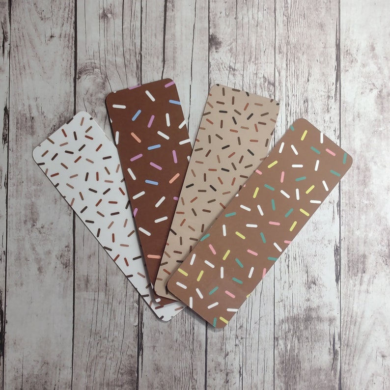 Springles Bookmark Chocolate Sprinkle Bookmarks - Candy Sprinkle Bookmark - Book ...