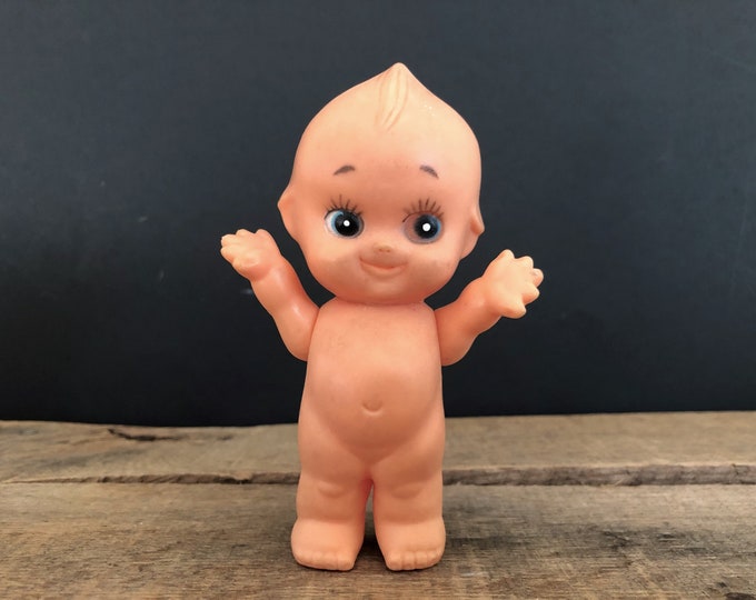 4 Tall Plastic Kewpie Doll With Movable Arms Marked Etsy