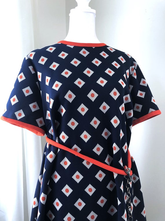 Hopewell Geometric Vintage Dress Jonathan Logan 18
