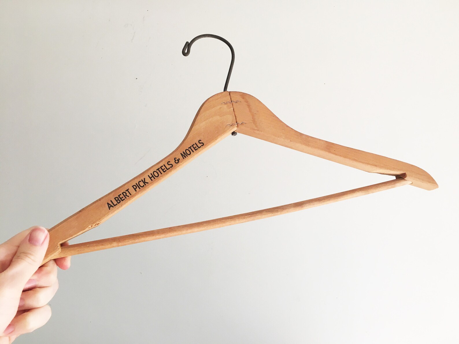 Five Wooden Hotel Hangers/Hotel Advertising Wooden Hangers Etsy