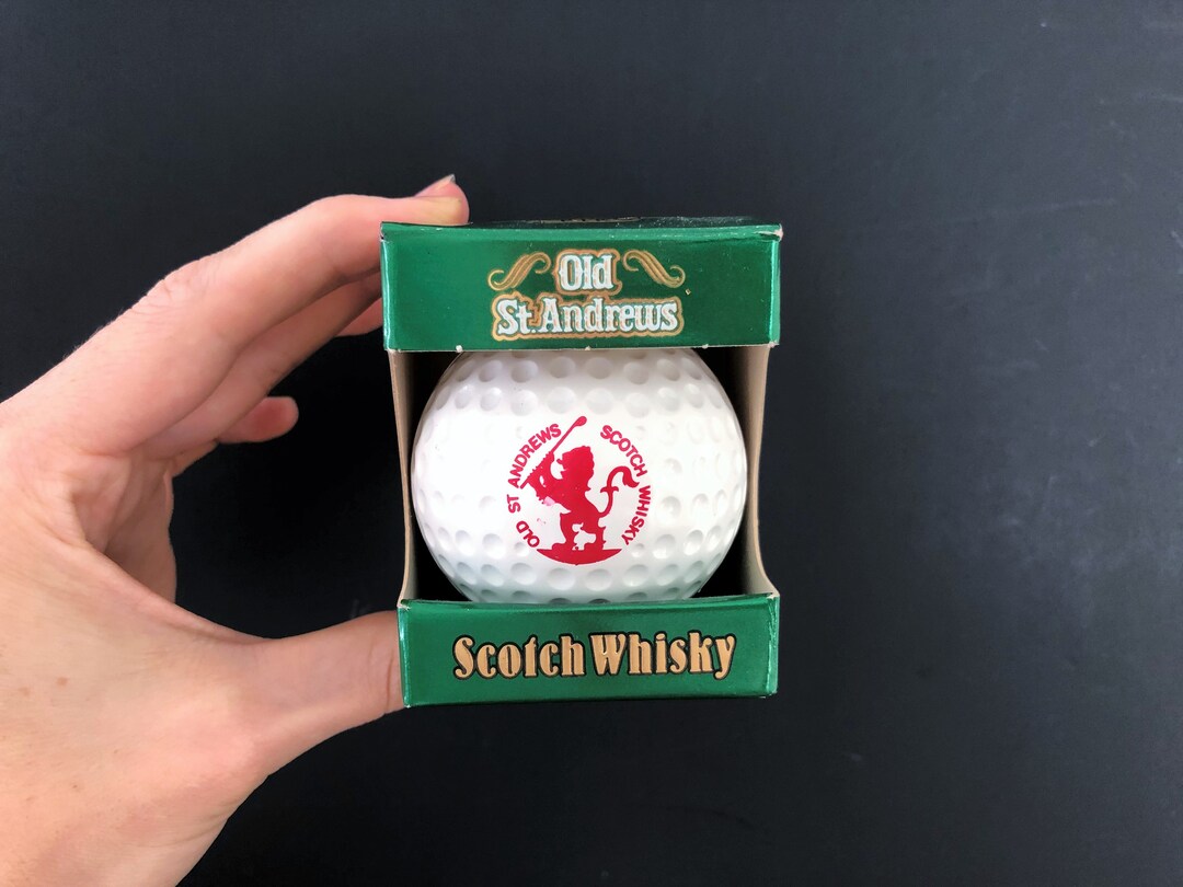 Old St. Andrews Scotch Whisky Golf Ball Miniature Decanter in Etsy