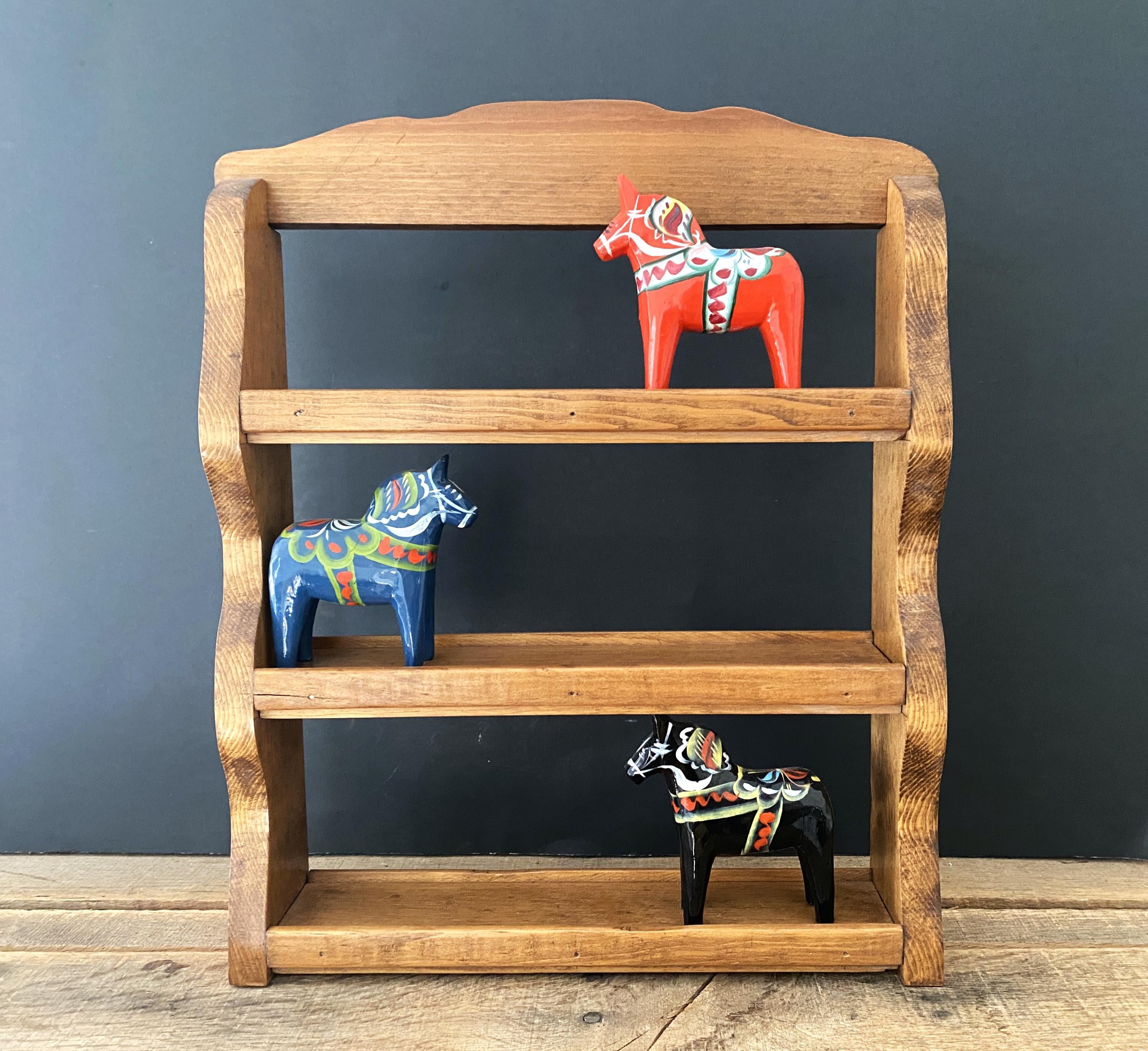 Vintage Wooden Knickknack Shelf - Etsy