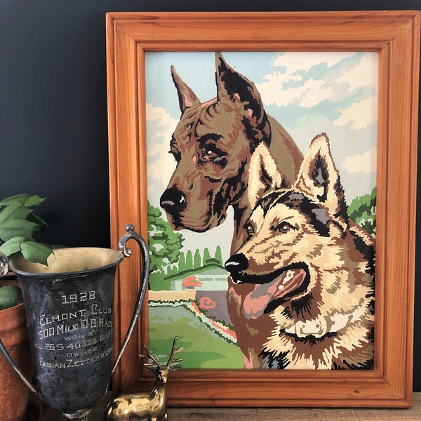 German Shepherd Paint by by Numbers Etsy