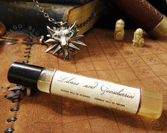 14 ml. Perfume de aceite de lilas y grosellas espinosas - Cosplay de yen - The Witcher