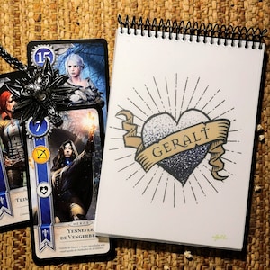 Geralt of Rivia Notizbuch - A5 nicht gefüttert - The Witcher Briefpapier
