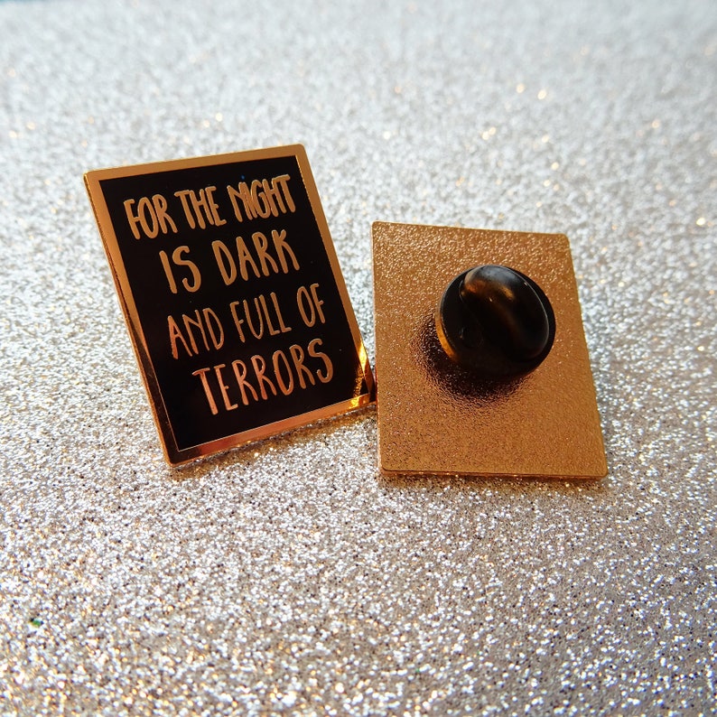 Dark is night and full of terrors Games of Thrones Melissandre Enamel Pin image 1