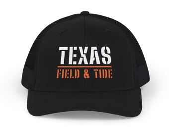 Texas Field & Tide Stencil Embroidered Trucker Hat - Richardson 112