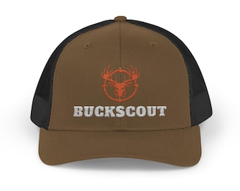 BuckScout Embroidered Trucker Hat - 6606