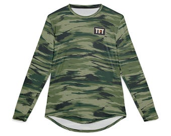 Duck Hunting Shirt, Sabine Marsh Tiger Camo Long Sleeve, Waterfowl UV Shirt, Duck Hunter Gift, Texas Field & Tide