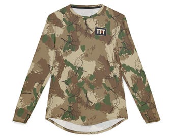 Dove Hunting Shirt, Brush Country Camo Long Sleeve, South Texas UV Hunting Shirt, Gift for Hunter, Texas Field & Tide