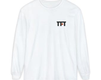 Long Sleeve Texas Shirt, Garment Dyed Lone Star Tee, Fall Hunting and Fishing Shirt, Texas Gift for Dad, Texas Field & Tide