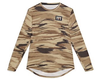 Tiger Stripe Camo Shirt, Big Bend Tiger UV Long Sleeve, West Texas Hunting and Fishing Sun Shirt, Texas Field & Tide