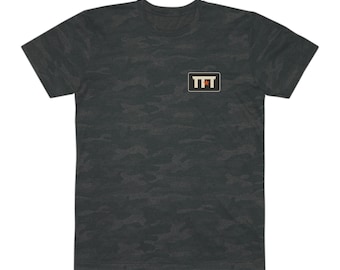 Camo T-Shirt, Texas Lone Star Hunting Shirt, Camo Tee with Back Print, Deer Camp Gift for Hunter, Texas Field & Tide