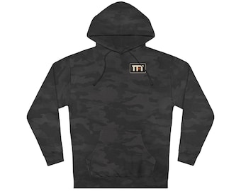 Camo Hoodie, Texas Lone Star Hunting Hoodie, Midweight Camo Sweatshirt, Christmas Gift for Hunter, Texas Field & Tide