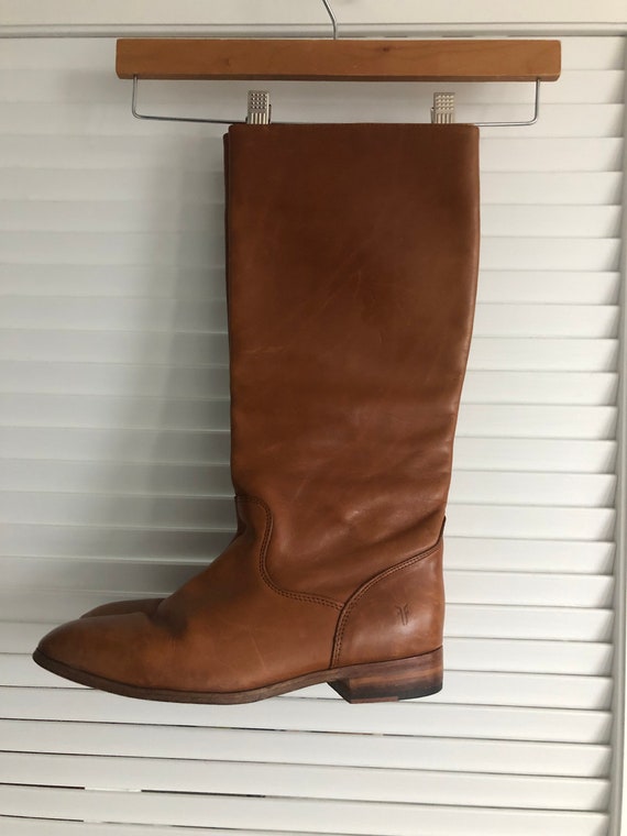 frye boots tan