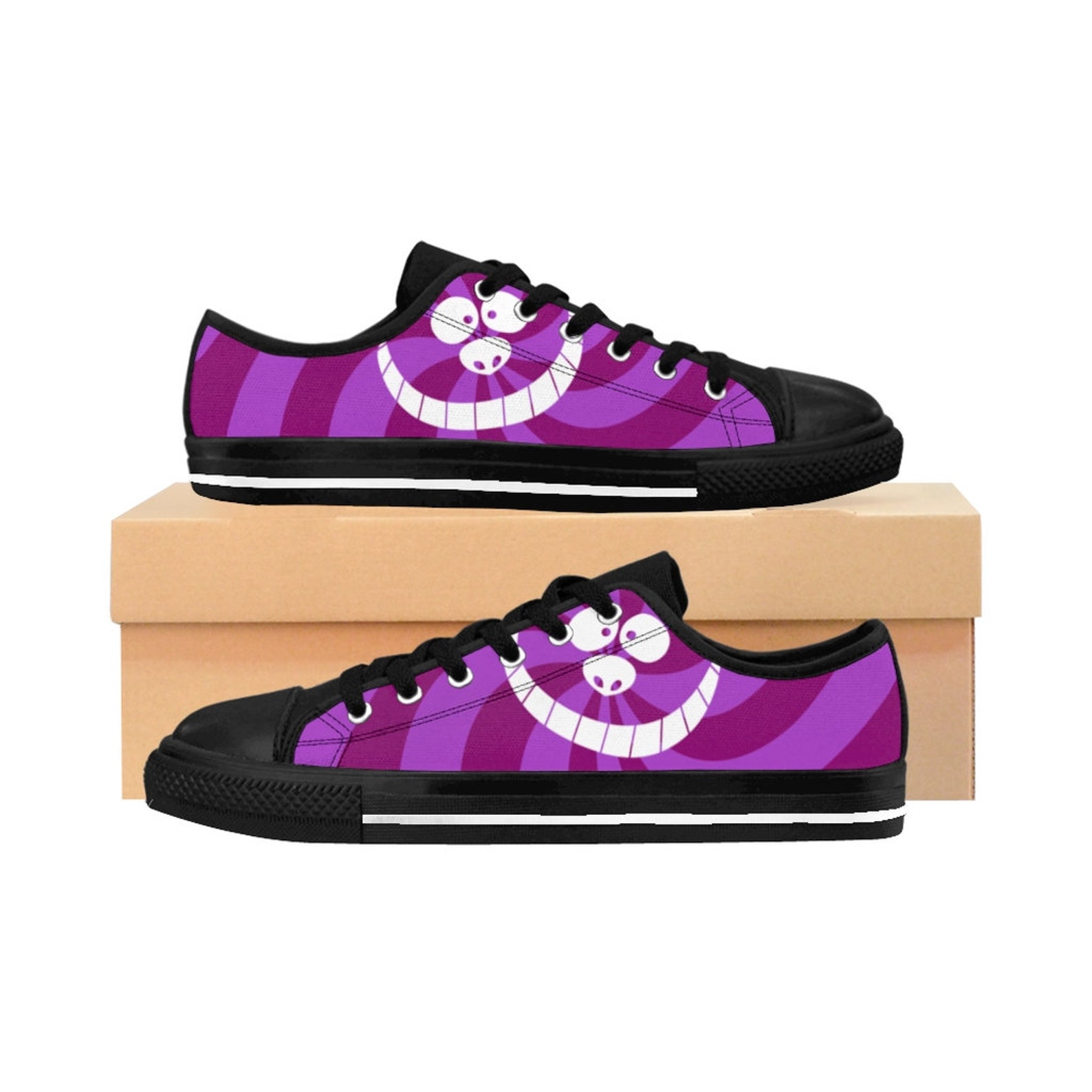 Cheshire Cat Sneakers Etsy
