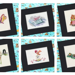 Alice in Wonderland, Tulgey Wood, Group of 6 - 5&quot;x7&quot; Prints