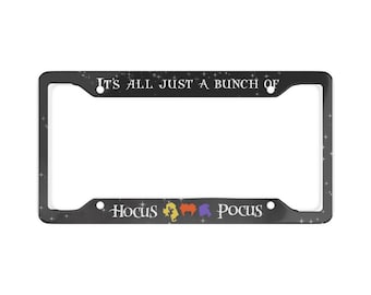 It's All Just a Bunch of Hokus Pokus, Kennzeichenabdeckung, Aluminium