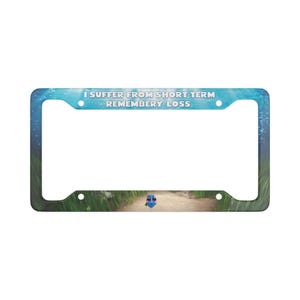 Finding Dory, Remembery Loss, Aluminum License Plate Frame, Finding Nemo, Beach Car Accessory