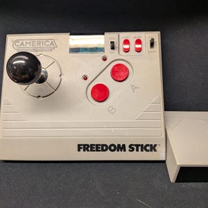 Nintendo NES Freedom Stick 1, 2 player arcade style wireless joystick with NES adapter camerica