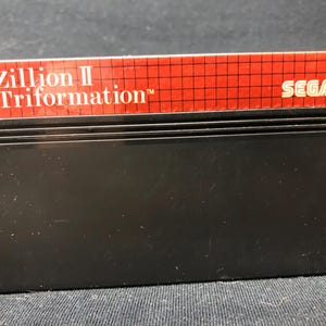 Sega Master System Video Game Cartridge (Zillion 2 Triformation ) 8-bit sega. cleaned tested 100% working A