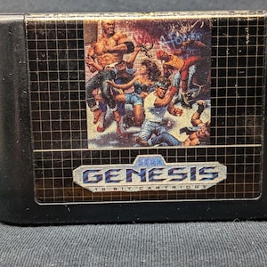 Sega Genesis Game (Streets of Rage 2) cartridge only Cleaned Tested to be 100% working