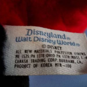 Vintage 21" DisneyLand, Walt Disney World copyright Mickey Mouse plush doll image 6