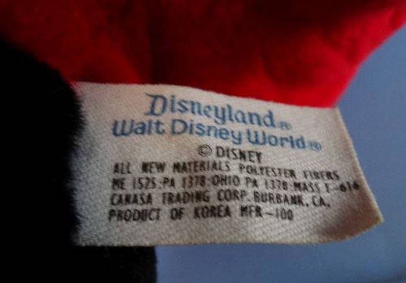 Vintage 21" DisneyLand, Walt Disney World copyright Mickey Mouse plush doll image 6