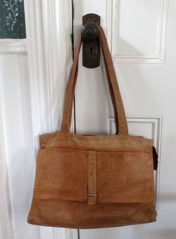 Vintage Kenneth Cole leather briefcase/carry-all, 